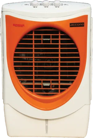 Orange White Portable Air Cooler PNG image