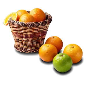 Oranges Basket PNG 54 PNG