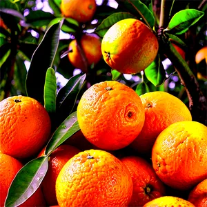 Oranges In Harvest PNG 06112024