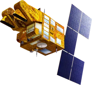 Orbital Satellite Isolatedon Transparent Background PNG image