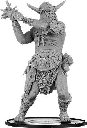 Orc Warrior Model PNG image