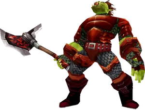 Orc_ Warrior_with_ Axe.png PNG