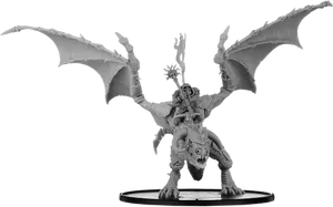 Orc Winged Beast Miniature PNG