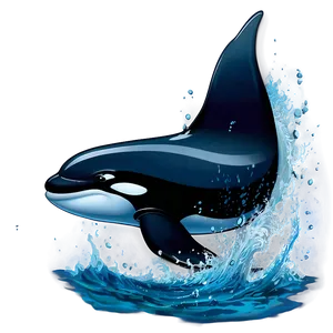 Orca In Sea PNG 63