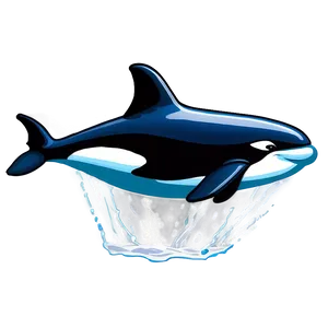 Orca Splash PNG 05242024