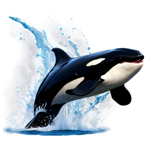 Orca Whale Splash Png 70 PNG image