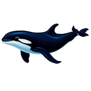 Orca With Calf PNG Vqj