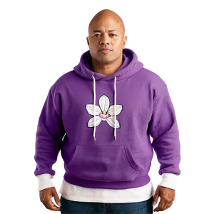 Orchid Purple Hoodie Visual PNG 66