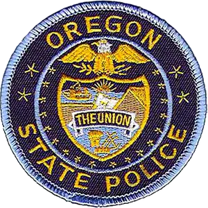 Oregon State Police Patch PNG image