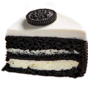 Oreo Cake Slice PNG 06132024