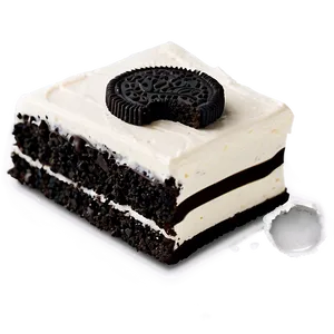 Oreo Cake Slice PNG 06132024