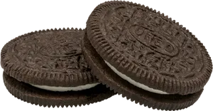 Oreo Cookies Closeup PNG image