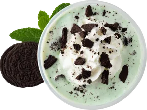 Oreo Mint Dessert Deliciousness PNG image