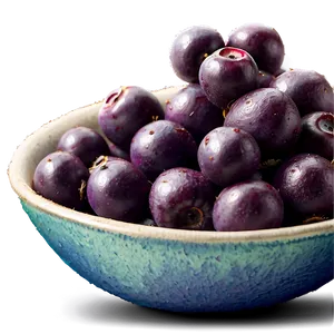 Organic Acai Berries Png Syk PNG image