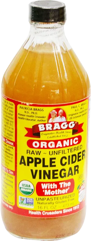 Organic Apple Cider Vinegar Bottle