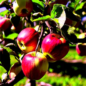 Organic Apple Orchard PNG Ggq PNG