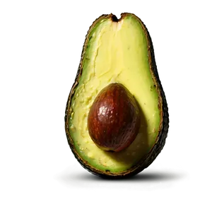 Organic Avocado Half PNG 06252024 PNG