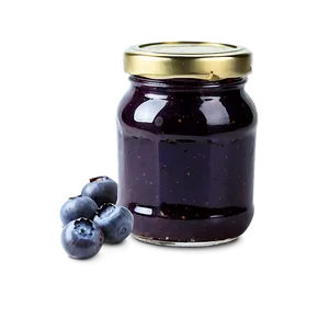 Organic Blueberry Jam Jar Png Jxr57 PNG image