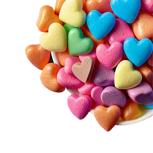 Organic Candy Hearts PNG Ori