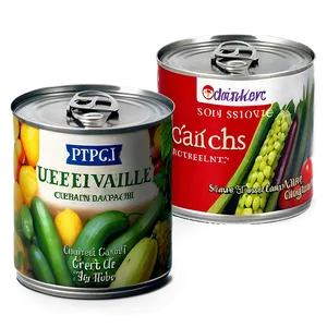 Organic Canned Vegetables Png 06132024 PNG image