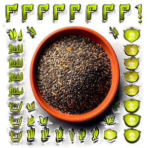 Organic Chia Seeds Pack Png 06252024 PNG image