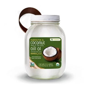 Organic Coconut Oil Bottle Png 66 PNG image