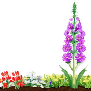 Organic Flower Bed PNG Srj56 PNG