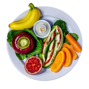 Organic Food Plate Png 69 PNG image