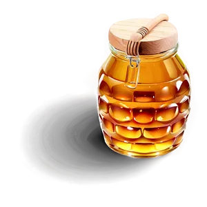 Organic Honey Jar Png Voi29 PNG image