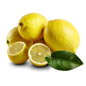 Organic Lemon PNG 25