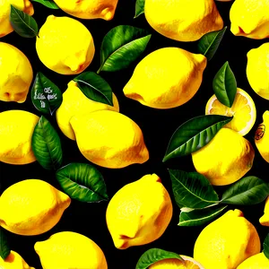 Organic Lemon PNG 43