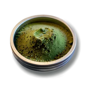 Organic Matcha Powder Tin Png 06252024 PNG image