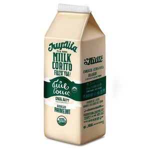 Organic Milk Carton Png 15 PNG image