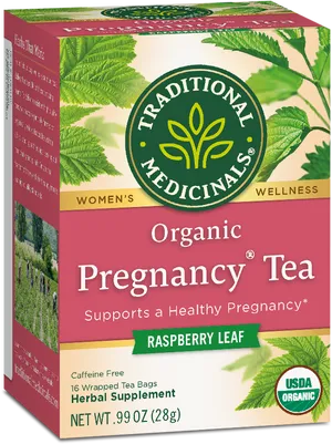 Organic Pregnancy Tea Raspberry Leaf PNG image