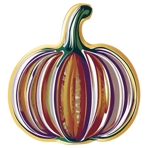 Organic Pumpkin Outline Shape PNG Hpg5 PNG