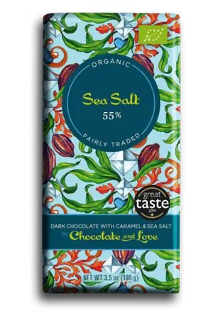 Organic Sea Salt Dark Chocolate Bar