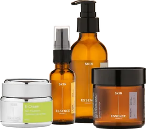 Organic Skincare Products Collection PNG image