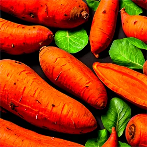 Organic Sweet Potato PNG 25