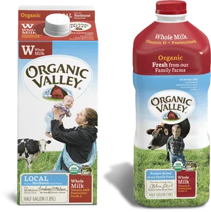 Organic Valley Milk Cartons PNG image