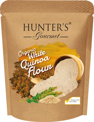 Organic White Quinoa Flour Package PNG image