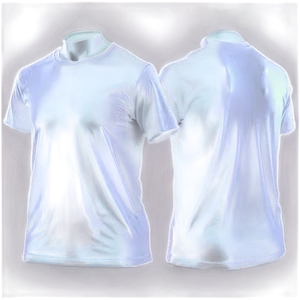 Organic White T-shirt PNG 6 PNG