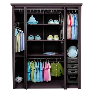 Organized Baby Nursery Closet PNG 06212024 PNG
