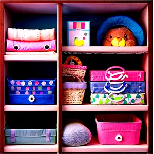 Organized Baby Nursery Closet PNG 32 PNG