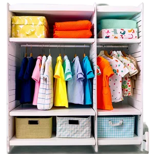 Organized Baby Nursery Closet PNG 70 PNG