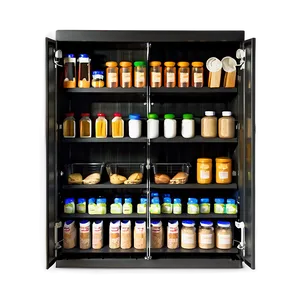 Organized Baking Ingredients Cabinet PNG Ypy PNG