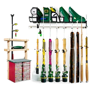 Organized Fishing Gear Garage PNG 69 PNG