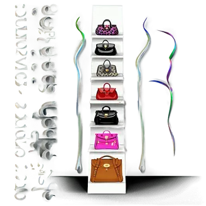 Organized Handbag Shelf PNG 49 PNG