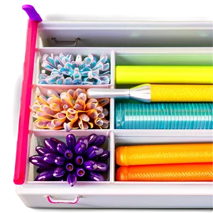 Organized Party Supplies Drawer PNG Syq83 PNG