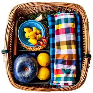 Organized Picnic Basket PNG 50 PNG