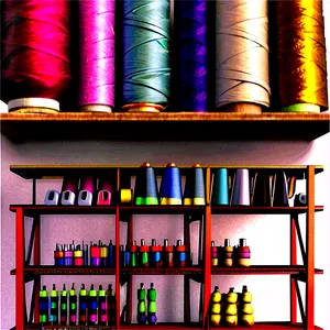 Organized Sewing Room PNG Xtn